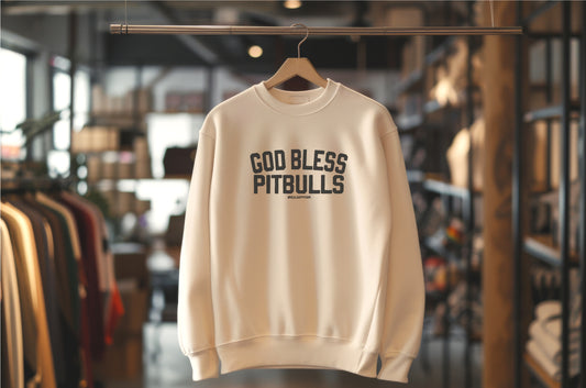 God Bless Pitbulls Sweatshirt