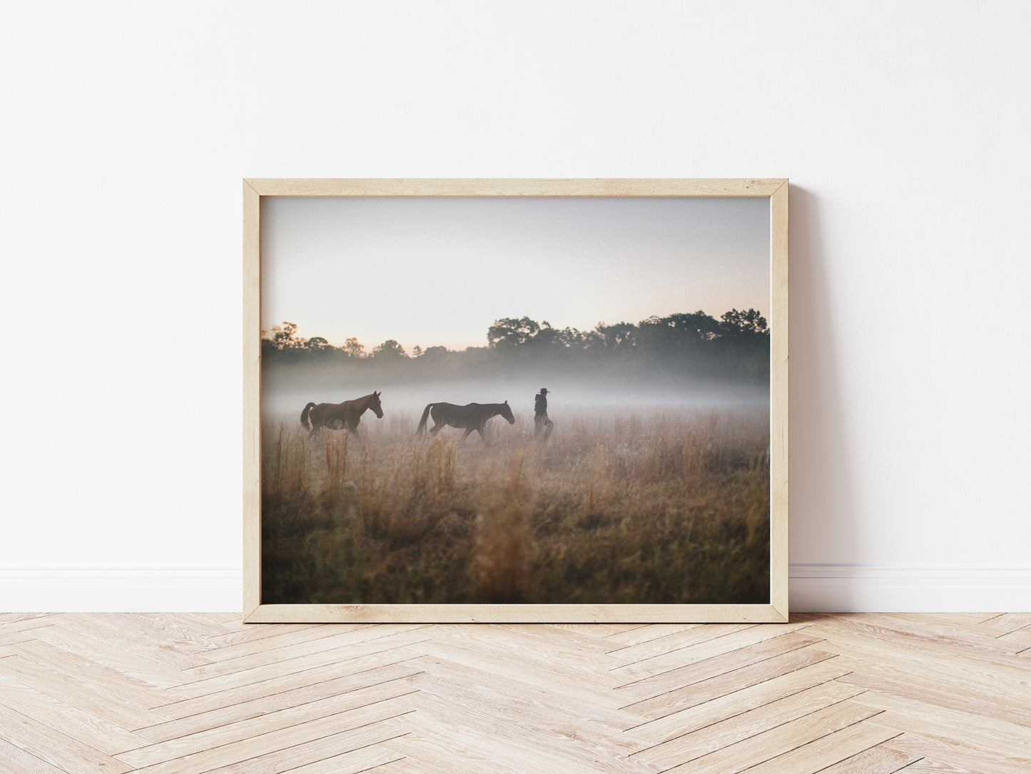 Fine Art Print: Morning on the Farm